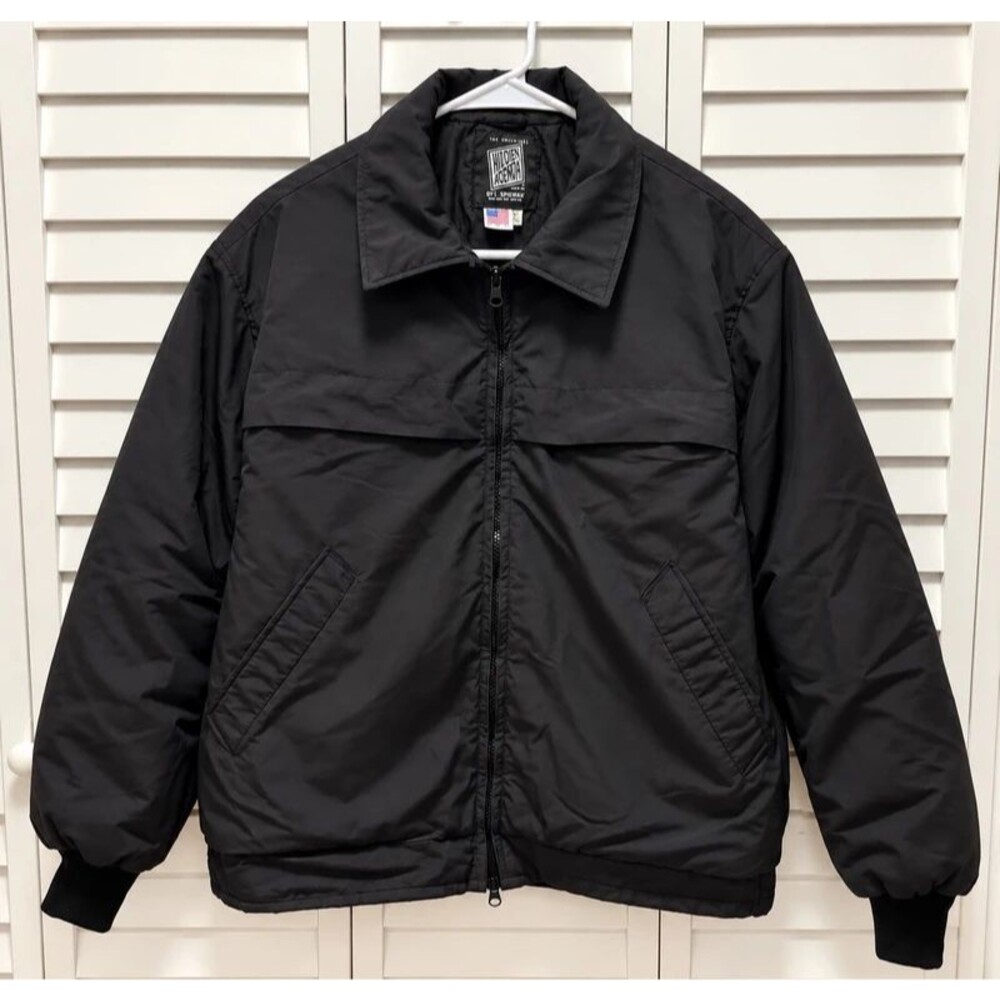 Hidden Agenda by I. Spiewak Men’s Jacket Size 46 Tall Dark Gray Black